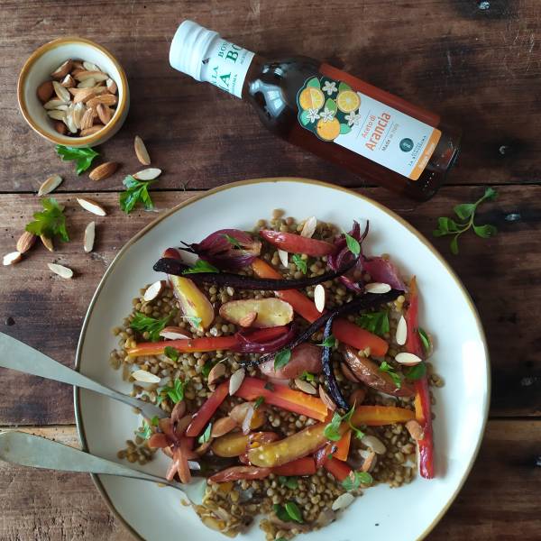 Verdure al forno marinate con Aceto di Arancia